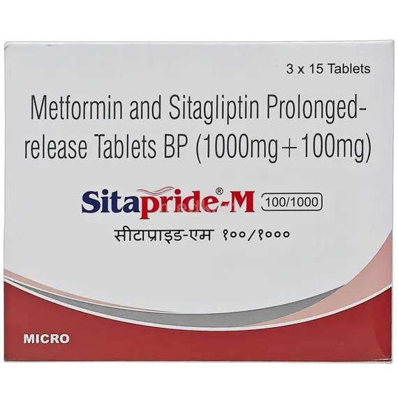 sitapride m 100/1000mg tablet 15's